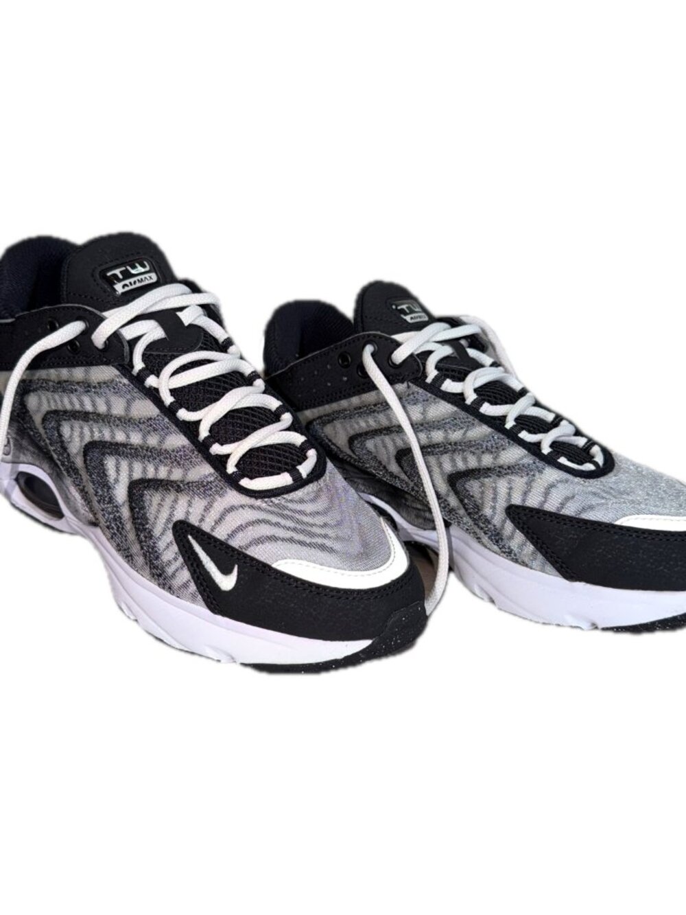 Nike Air Max TW Men's Sneakers Size 7 Black Gray Cushlon Sole